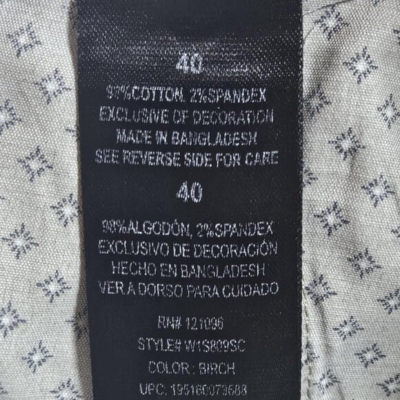 Weatherproof Vintage Cargo Shorts Mens 40 Performance Stretch 9" Inseam Khaki - Picture 3 of 10